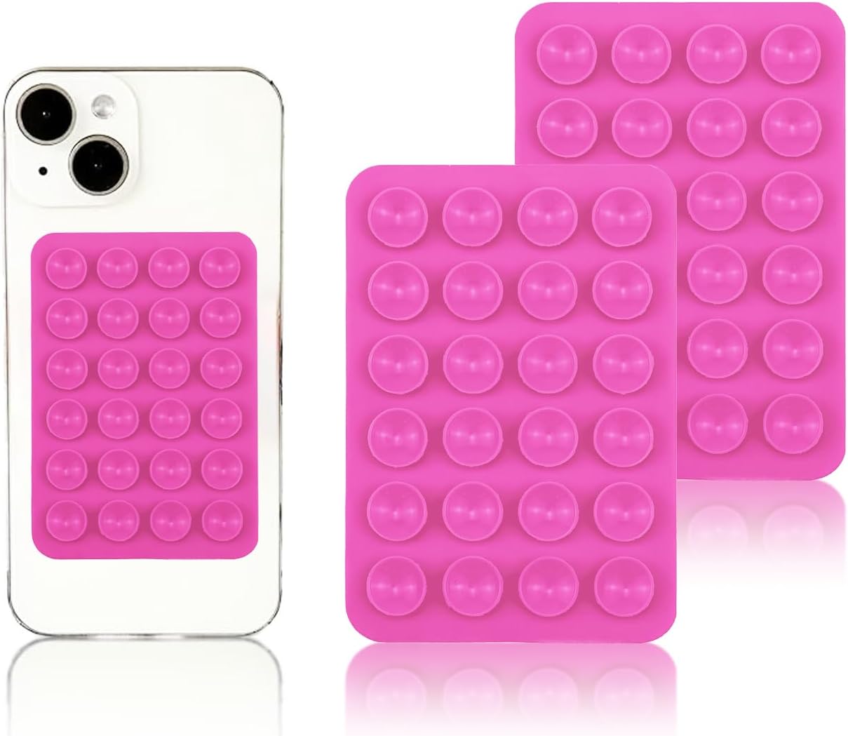 2PCS Silicon Suction Phone Case Mount