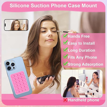 2PCS Silicon Suction Phone Case Mount