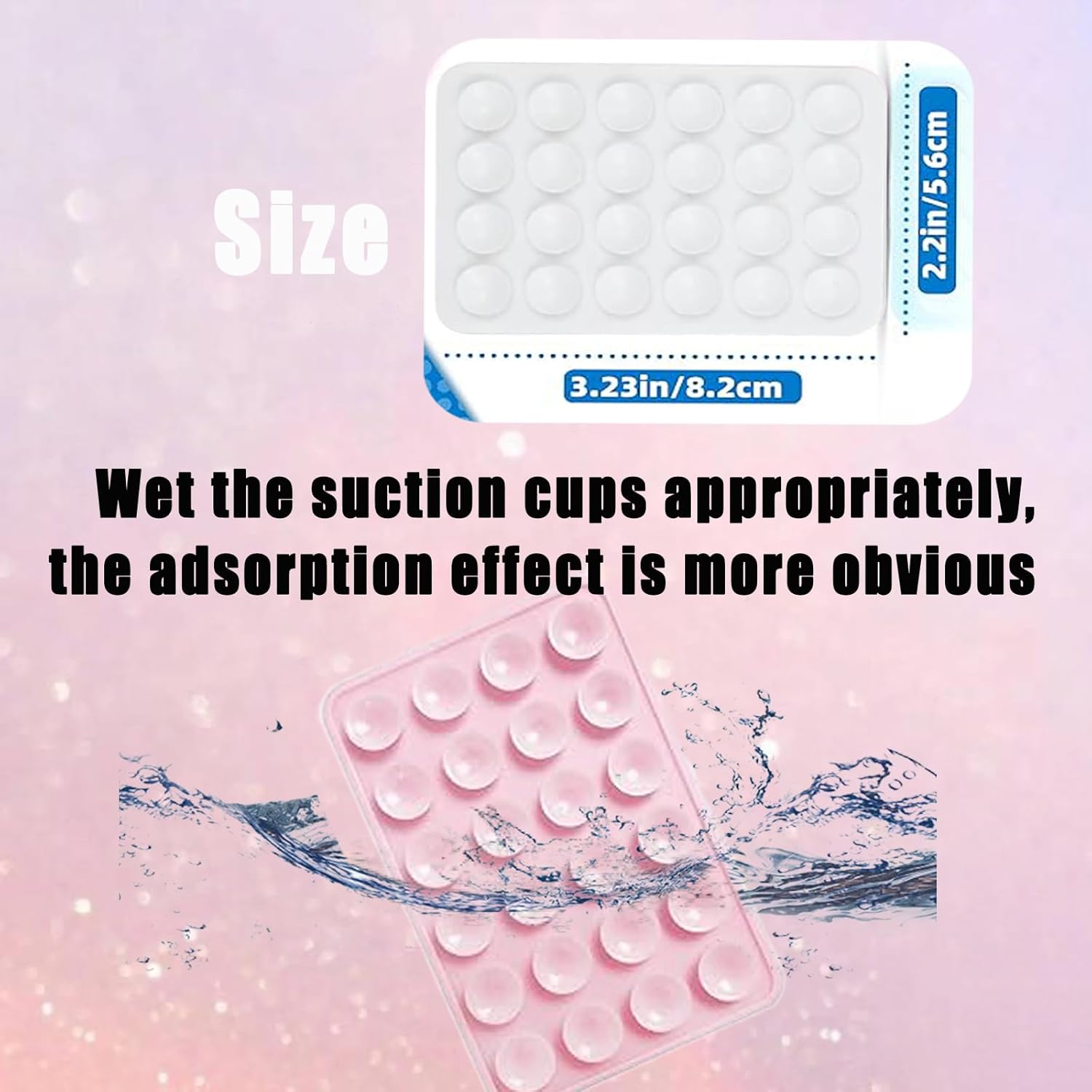 2PCS Silicon Suction Phone Case Mount