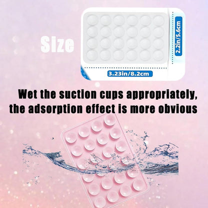 2PCS Silicon Suction Phone Case Mount