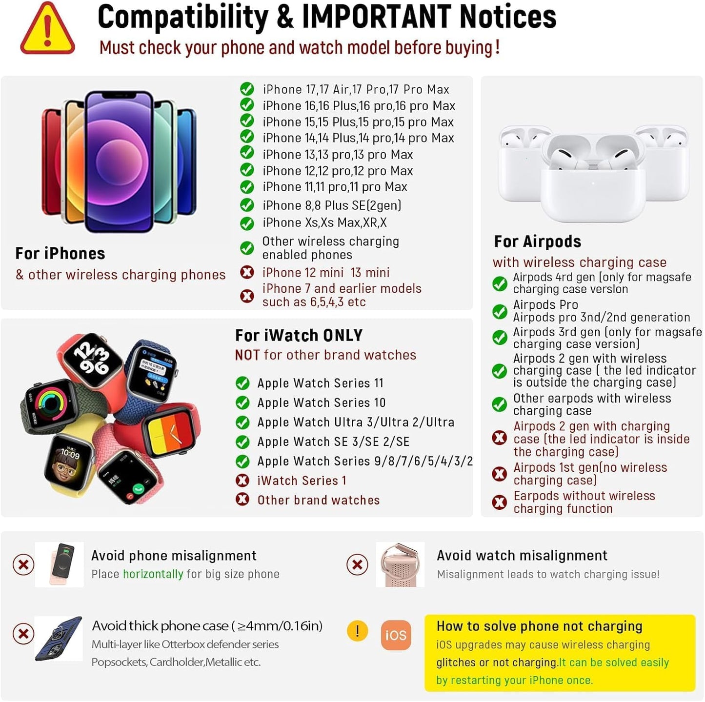 3 in 1 Wireless Charger