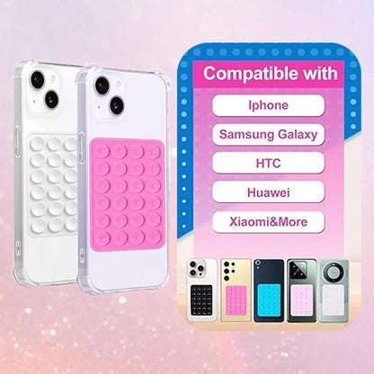 2PCS Silicon Suction Phone Case Mount