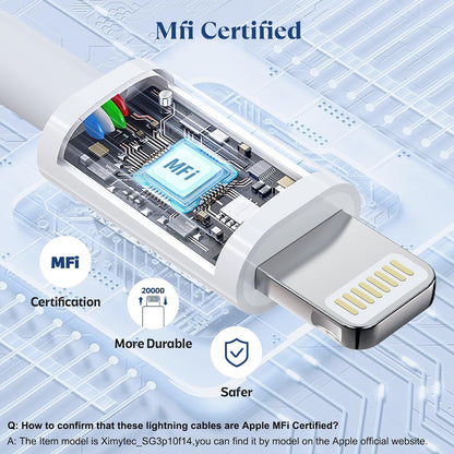 USB C to Lightning Cable 3Pack